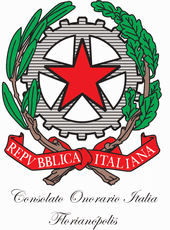 Logo Consolato Onorario Italia Florianópolis.