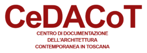 Logo CeDACoT (Centro di Documentazione sull’Architettura Contemporanea in Toscana).